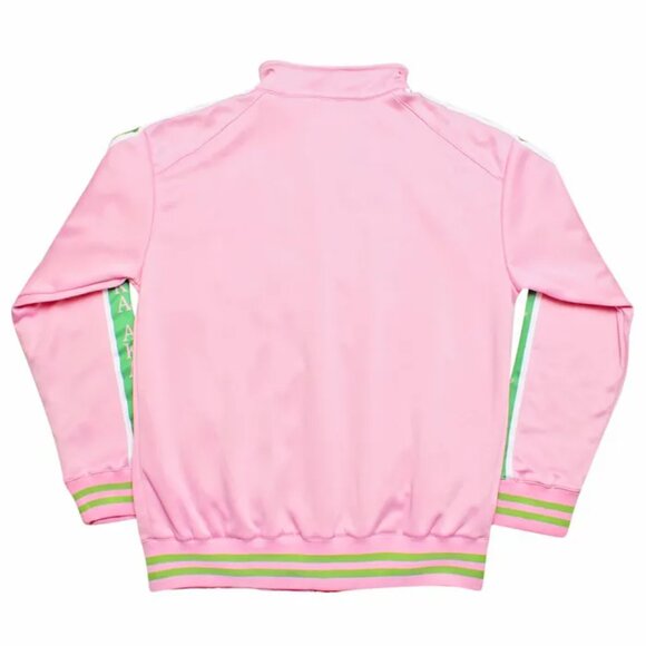 Pretty Girl Poise: AKA Luxe Pink Zip-Up Track Jacket - Picture 2 of 7